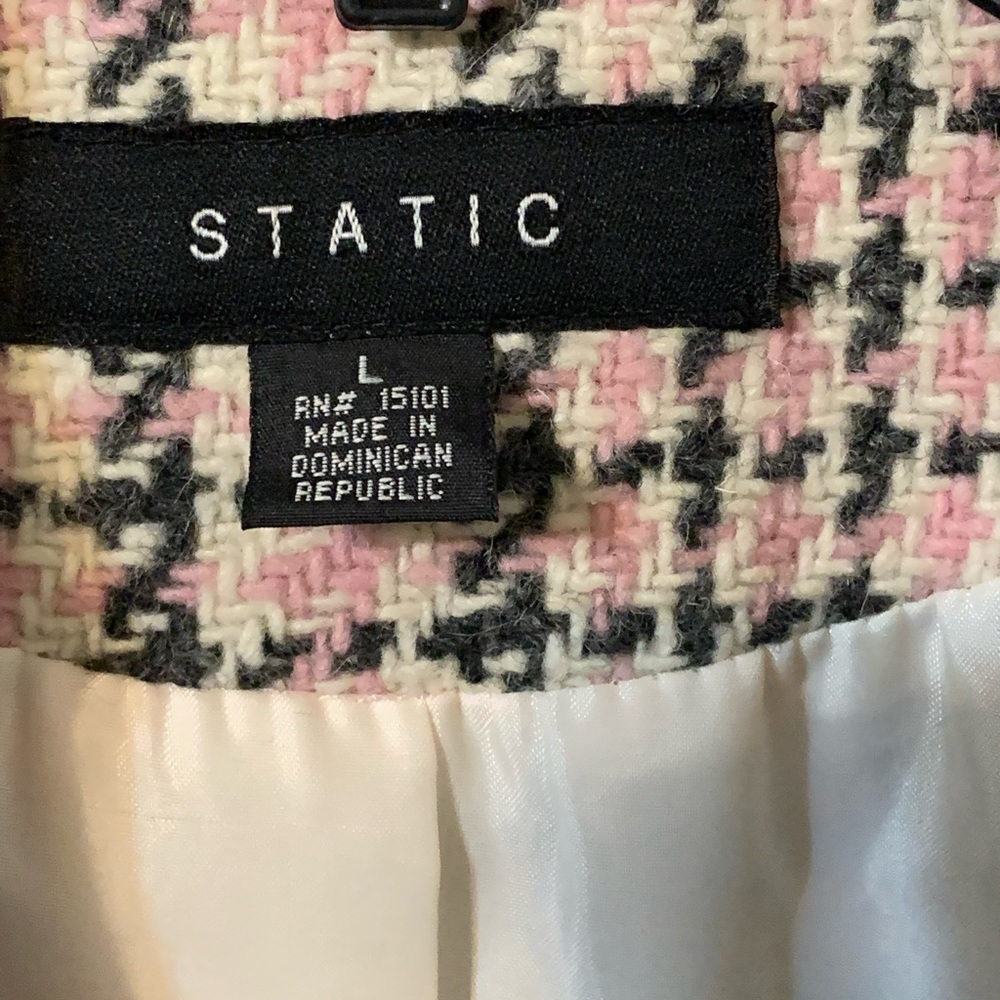 STATIC 80% Wool Coat size Large - Picture 6 of 15